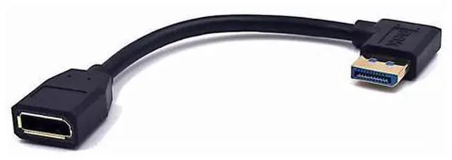 Main image of 5.9 Inch DisplayPort 8K Extension Cable, 90 Degree Right Angle DP 1.4 Version Male to DP 1.4 Version Female Adapter Extender Cable, Support 8K@60Hz & 4K@ 144Hz
