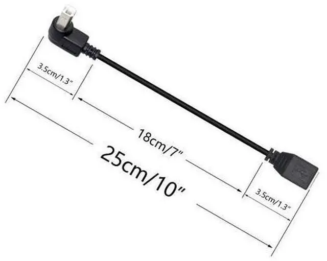 Alt view image 7 of 7 - USB 2.0 Type-B Printer Cable, 2-Pack USB B Female to Type B Male (90 Degree Down) Printer Short Extension Cable for Scanner, Mobile HDD and More (Down 2)