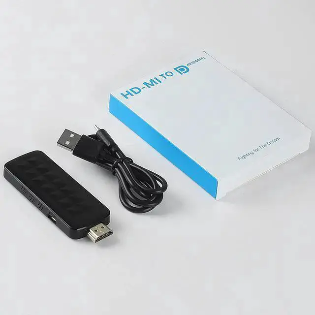 Alt view image 6 of 7 - HDMI to DisplayPort, HDMI to DisplayPort Cable Adapter, HDMI Male to DP Female with USB Power, Support 4K@60Hz,1080P@144hz, Display1.4, Dual - Modes(NOT USB Port)
