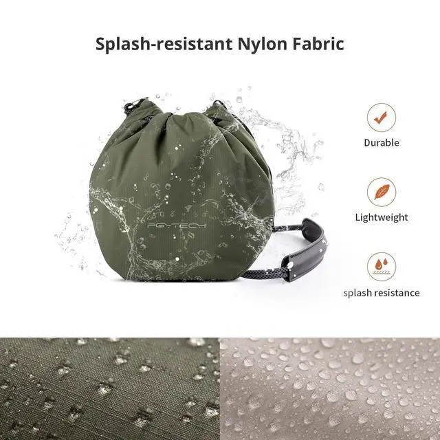 Alt view image 5 of 7 - OneGo Drawstring Small Camera Bag, Soft Cute Camera Pouch Handbag compatible with Mirrorless Cameras/Nikon/Canon/Sony/Fuji/Pocket 4 Camera Case