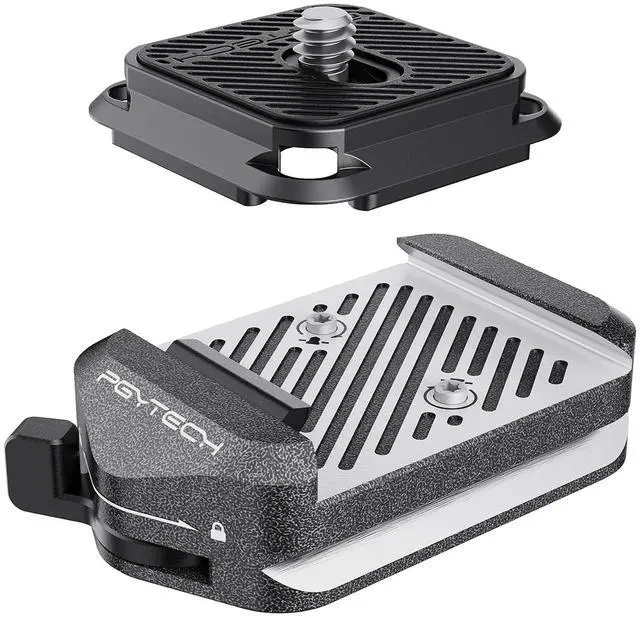 Main image of Quick Release Plate & Clamp V2, Arca Swiss Plate Camera Mount Adapter with 1/4" to 3/8" Screw Thread for Sony/Nikon/Fuji/Canon/DJI Switch Between Tripod/Monopod/Slider/Stabilizer
