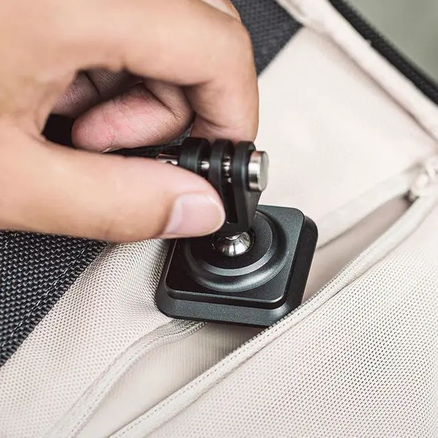 Alt view image 2 of 7 - Action Camera Arca-Type Quick Release Plate, Aluminum Alloy Action Camera Mount for Gopro/Insta360/DJI Osmo Action/Pocket Most Action Cameras, Quick Connecting to Backpacks, Belts and tripods