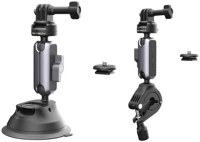 Main image of CapLock Suction Mount + Bike Motorcycle Handlebar Mount for DJI OSMO Action, Gopro Hero, OSMO Pocket