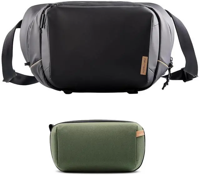 Main image of OneGo Solo V2 10LCamera Sling Bag+Tech Accessories Pouch Waterproof Small Electronics Organizer Bag for Sony/Canon/Nikon/DJI Mavic/Air/Mini/Tripod/Laptop