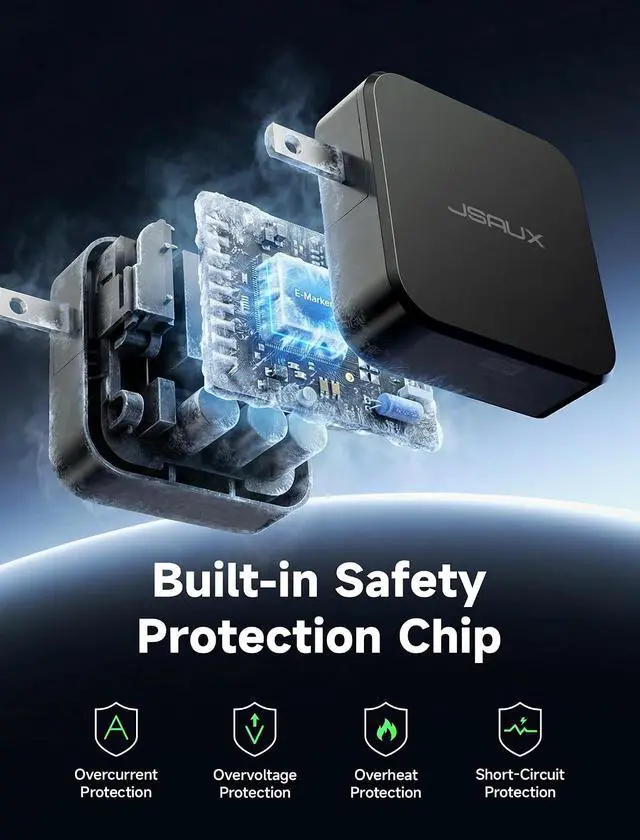 Alt view image 4 of 7 - 45W USB C Charger + 65W USB C Charger