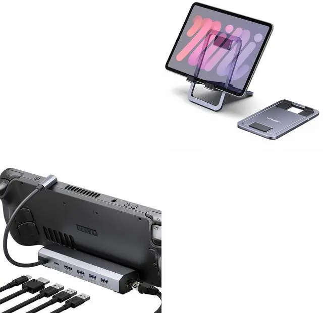 Main image of 6-in-1 Steam Deck Dock+Stand Bundle