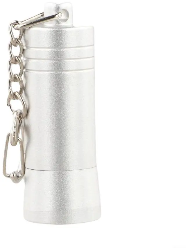 Main image of Portable Keychain Lock,Aluminum Alloy Anti-Theft Hook With Matte Finish,Compact 20X56mm Security Latch For Bags And Lockers, Silver