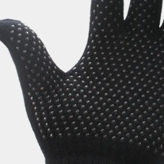 Alt view image 5 of 7 - Figure Skating Gloves For Children, Warm Cotton Stretch Mittens With Non-Slip Rubber Dots, Winter Ice Sports Grip Gloves For Ages 3-10, Black(S Black)