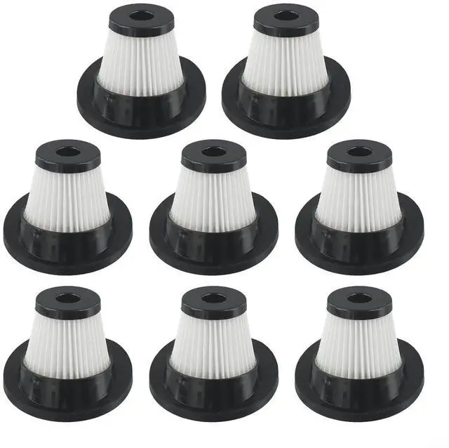 Main image of Washable Replacement Filter VL188 VL189 Cordless Vacuum Cleaners High Efficiency Reusable Part for Home Cleaning, Black and White 1 Pack(8 PACK)