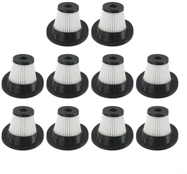 Main image of Washable Replacement Filter for VacLife VL188 VL189 Cordless Vacuum Cleaners High Efficiency Reusable Part for Home Cleaning, Black and White 1 Pack(10 PACK)