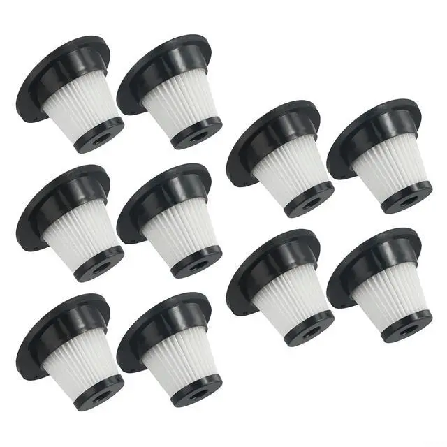 Alt view image 3 of 6 - Washable Replacement Filter for VacLife VL188 VL189 Cordless Vacuum Cleaners High Efficiency Reusable Part for Home Cleaning, Black and White 1 Pack(10 PACK)