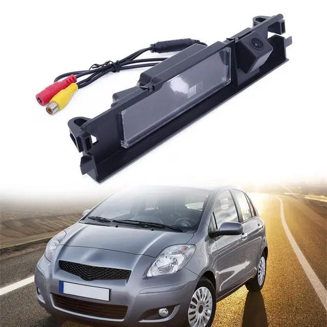 Alt view image 2 of 7 - For Toyota For YARIS Rear View Backup Camera 2006-2012, Night IP67 Waterproof License Plate Cam With Guide Lines
