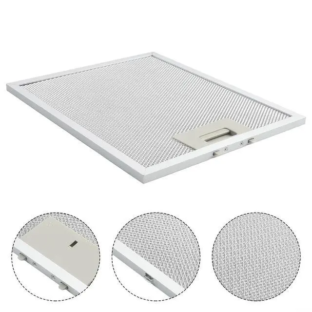 Alt view image 4 of 7 - Five-Layer Metal Grease Filter, 11.4 x 9.5 x 0.35inch, Aluminum Mesh Vent Filter, Ventilation Hood Mesh Screen, Withstands Heat And Moisture, 1PCS