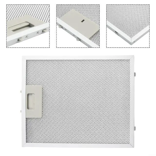 Alt view image 5 of 7 - Five-Layer Metal Grease Filter, 11.4 x 9.5 x 0.35inch, Aluminum Mesh Vent Filter, Ventilation Hood Mesh Screen, Withstands Heat And Moisture, 1PCS