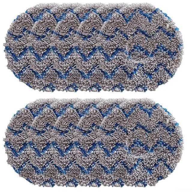 Main image of 4/10 Pcs Mop Cloths for Eureka J15 Pro For Ultra, Microfiber Mopping Pads, for Eureka Wet Dry Vacuum Cleaner, Easy to Install, Sturdy and Long-Lasting for Pet Hair and Spills(10PCS-Blue+Gray)