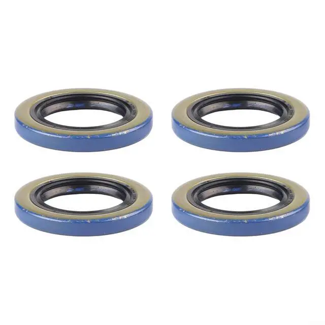 Alt view image 5 of 7 - 4-Pack Double Lip Seals 34823 12192TB for 2000lb Trailer Axles 1.25x1.98 Inch Steel Rubber Grease Seal Kit for BT8 Spindles L44643 L44610 Bearing Set