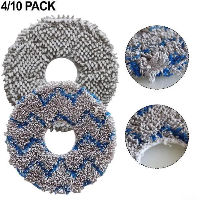 Alt view image 7 of 7 - 4/10 Pcs Mop Cloths J15 Pro For Ultra, Microfiber Mopping Pads, Wet Dry Vacuum Cleaner, Easy to Install, Sturdy and Long-Lasting for Pet Hair and Spills(10PCS-Gray)