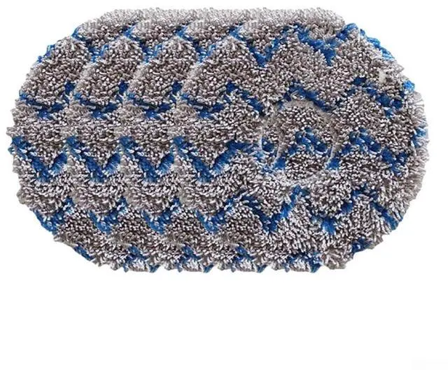 Main image of 4/10 Pcs Mop Cloths for Eureka J15 Pro For Ultra, Microfiber Mopping Pads, for Eureka Wet Dry Vacuum Cleaner, Easy to Install, Sturdy and Long-Lasting for Pet Hair and Spills(4PCS-Blue+Gray)
