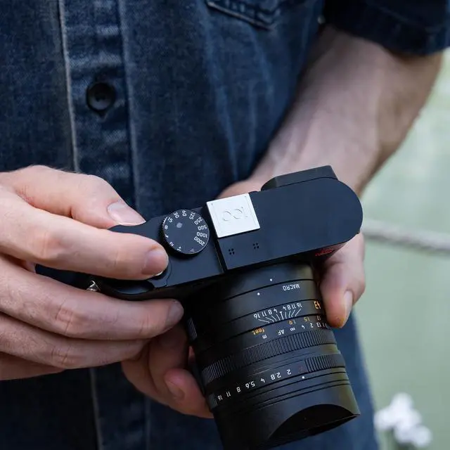 Alt view image 4 of 7 - Upgraded Q3 43 Q2 Metal Hot Shoe Cover Protector Cap for Leica Q3 43 Q2 Camera, Hotshoe Cover with Full-Coverage Design & Silicone Cushion, Limited Edition for Leica 100th Anniversary - Silver