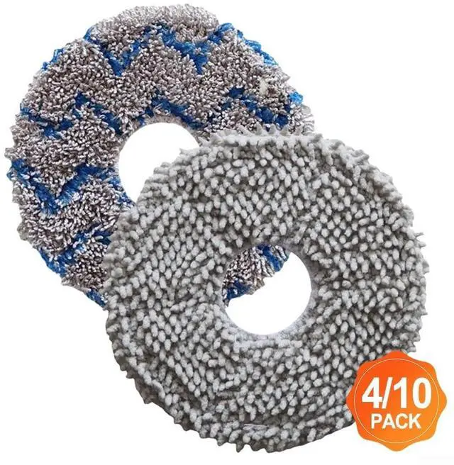 Alt view image 6 of 7 - 4/10 Pcs Mop Cloths J15 Pro For Ultra, Microfiber Mopping Pads, Wet Dry Vacuum Cleaner, Easy to Install, Sturdy and Long-Lasting for Pet Hair and Spills(4PCS-Gray)