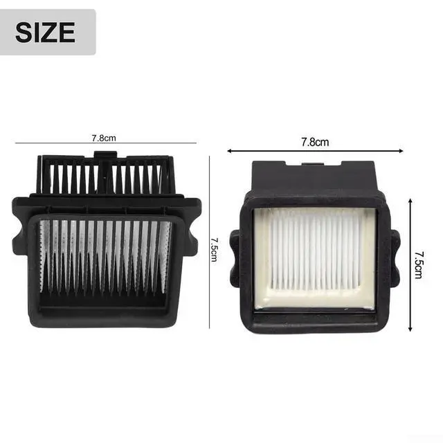 Alt view image 2 of 7 - 1/2 Pcs Replacement Filter for Laresar for M3 Wet and Dry Vacuum Cleaner, Plastic + Filter Paper, Efficient Dust and Particle Filtration, Easy to Install and Clean with Water Rinse(2 PACK)