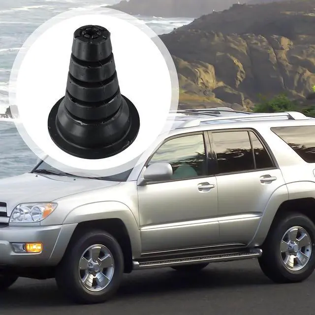Alt view image 2 of 7 - Rear Coil Spring Insulator 48302-35040 Compatible with,for 4runner 2003-2009,for fj Cruiser 2007-2014 Rubber Suspension Bushing Direct Replacement