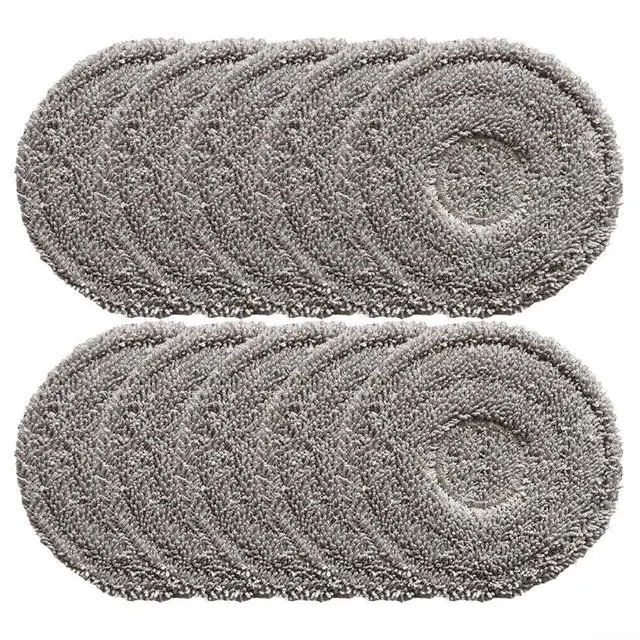 Alt view image 6 of 7 - For MOVA Mop Pads For P10 Pro And For Ultra Robot Vacuum, Microfiber Replacement Accessories, Sturdy And Easy To Install, 4 Pack(10 PACK)