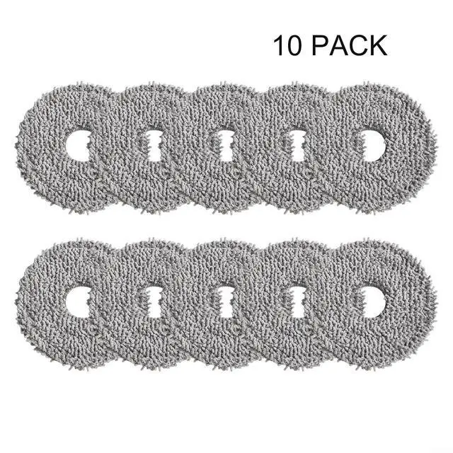 Alt view image 3 of 7 - For MOVA Mop Pads For P10 Pro And For Ultra Robot Vacuum, Microfiber Replacement Accessories, Sturdy And Easy To Install, 4 Pack(10 PACK)