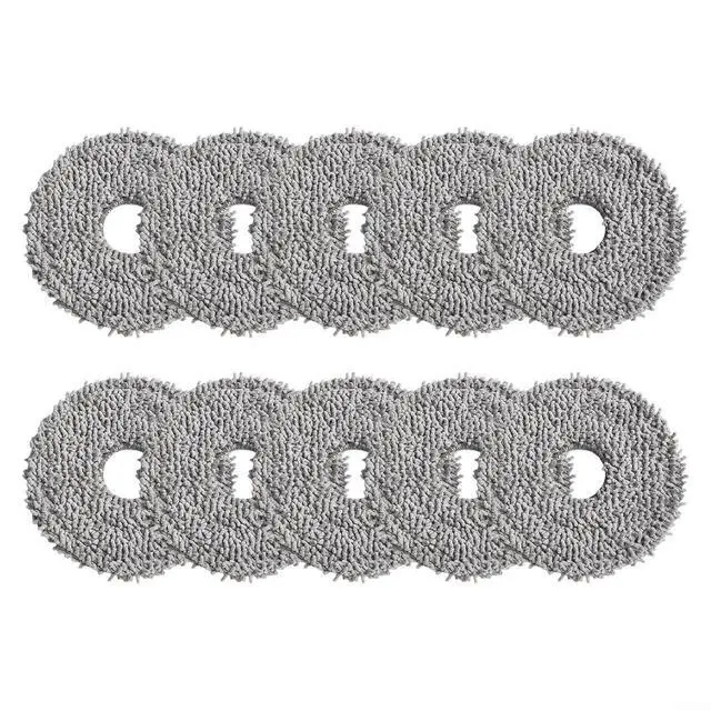 Alt view image 4 of 7 - For MOVA Mop Pads For P10 Pro And For Ultra Robot Vacuum, Microfiber Replacement Accessories, Sturdy And Easy To Install, 4 Pack(10 PACK)