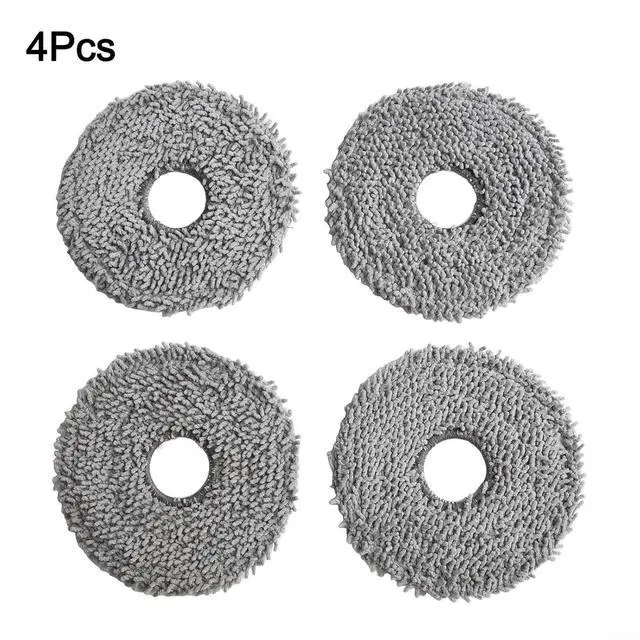 Alt view image 4 of 7 - For MOVA Mop Pads For P10 Pro And For Ultra Robot Vacuum, Microfiber Replacement Accessories, Sturdy And Easy To Install, 4 Pack(4 PACK)