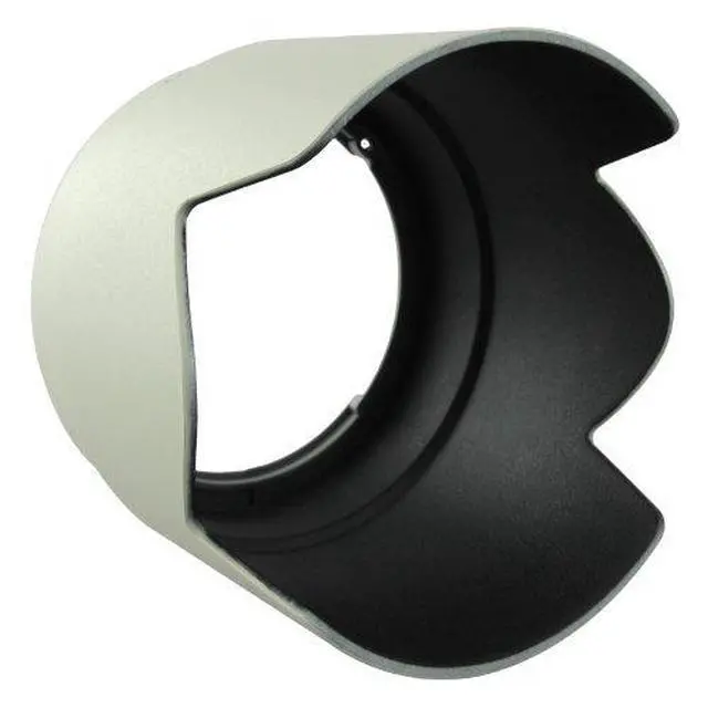 Alt view image 2 of 3 - Professional LH74T White Tulip Flower Lens Hood Compatible with Canon 70-200mm F 4 Lens Replaces Canon ET-74 ET74