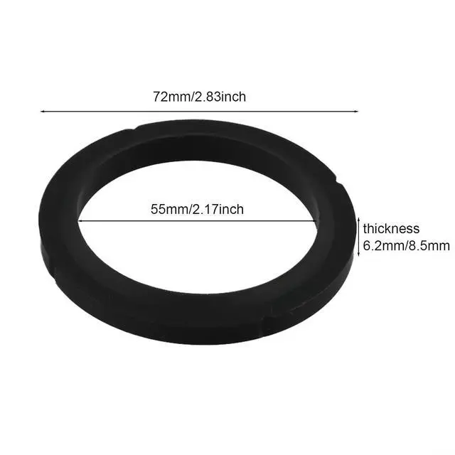 Alt view image 2 of 7 - For Coffee Group Head Gasket, 72X55x6mm Silicone Seal Ring For GS-3, GS-2, Linea, FB70, FB80, GB5 Espresso Machines, Replaces L105B6(2pcs)