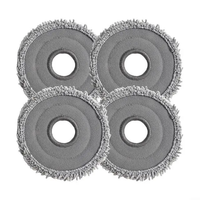 Alt view image 7 of 7 - For MOVA Mop Pads For P10 Pro And For Ultra Robot Vacuum, Microfiber Replacement Accessories, Sturdy And Easy To Install, 4 Pack(4 PACK)