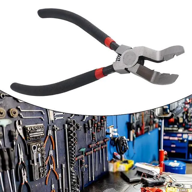 Alt view image 2 of 7 - Car Trim Clip Removal Tool Push Pin Retainer Fastener Rivet Puller Pliers Clip Cutter