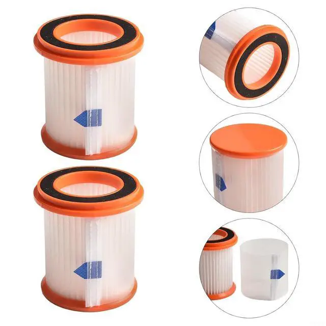 Alt view image 5 of 7 - Replacement Filter For INSE S610 S6T S6P Pro Cordless Vacuum Cleaners, Two-Layer Mesh Captures Particles, Washable And Reusable With Brush Tool, 4 Pack(A)