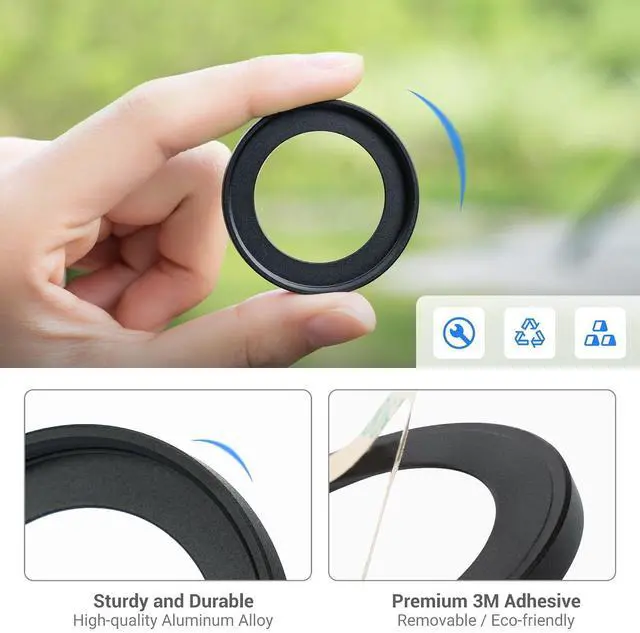 Alt view image 3 of 7 - Adherent Thread Filter Adapter Lens Adapter Ring for Canon V10 Camera, V10 Lens Adapter Installing 37MM UV CPL ND Filter, Includes 37mm Snap-On Lens Cap & Cap Keeper StringNot Include Any Filters