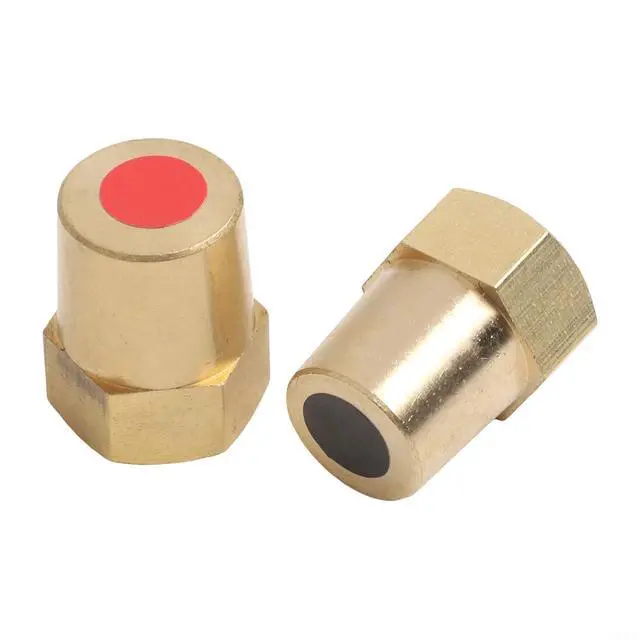 Alt view image 3 of 6 - M10 Stud Battery Junction Post Connector, Brass Power Terminal Adapter for Car Truck Yacht, 1 Pair(M8)