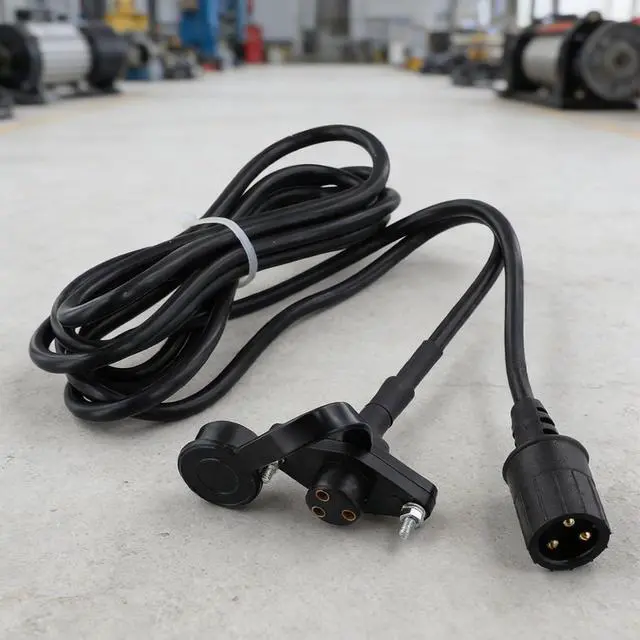 Alt view image 4 of 7 - Electric Winch Remote Control Handle, 3-Prong Winch Controller with 3.6m Cable for 5000 Lbs Load, Black(Only the handle)