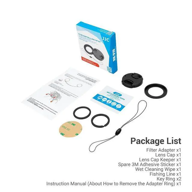 Alt view image 6 of 7 - Adherent Thread Filter Adapter Lens Adapter Ring for Canon V10 Camera, V10 Lens Adapter Installing 37MM UV CPL ND Filter, Includes 37mm Snap-On Lens Cap & Cap Keeper StringNot Include Any Filters