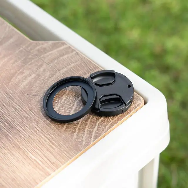 Alt view image 7 of 7 - Adherent Thread Filter Adapter Lens Adapter Ring for Canon V10 Camera, V10 Lens Adapter Installing 37MM UV CPL ND Filter, Includes 37mm Snap-On Lens Cap & Cap Keeper StringNot Include Any Filters