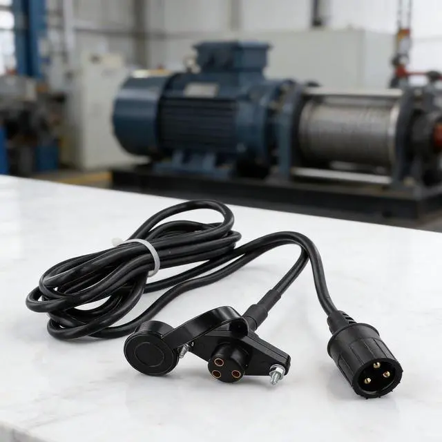 Alt view image 5 of 7 - Electric Winch Remote Control Handle, 3-Prong Winch Controller with 3.6m Cable for 5000 Lbs Load, Black(Only the handle)