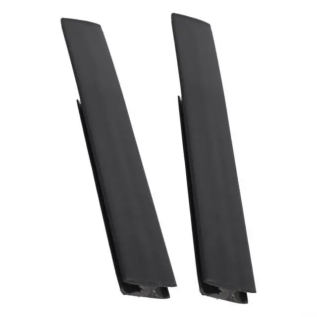 Alt view image 5 of 7 - Front Roof Drip Molding Trim,For Buick,For Encore 2013-2021,For Chevy,For Trax 2015-2021,For Vauxhall,For Mokka 2015-2021,Black ABS Exterior Replacement Pair