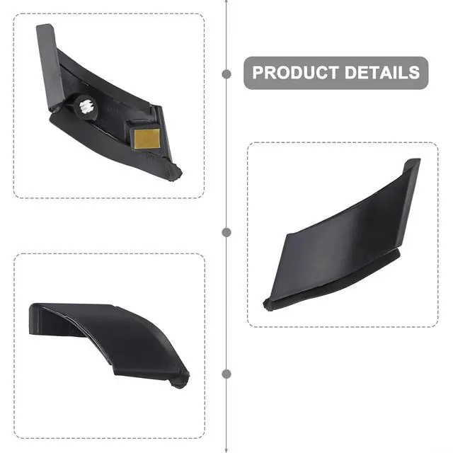 Alt view image 3 of 7 - Left A-Pillar Trim Panel Cover, RAV4 2019-2023,Black ABS Interior Molding Replacement Part,OE 60118-0R070