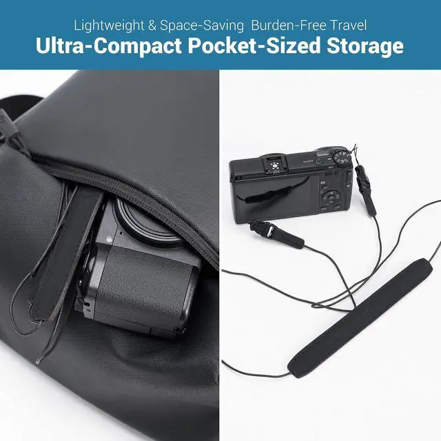Alt view image 6 of 7 - Minimalist Ultra-Thin GRIV Camera Shoulder Neck Strap With Quick Release for Ricoh GR IV III II IIIx HDF Monochrome GRIV GRIII GRIIIx GRII GR 4 3 2 GR4 GR3 GR2 Compact Camera Accessories - Black