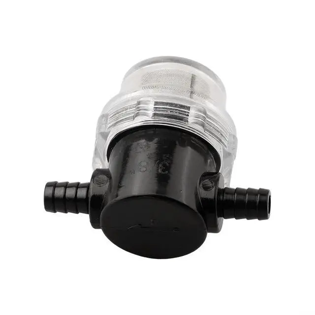 Alt view image 5 of 7 - 3/8 Inch Water Pump Strainer, Inline Water Filter with 50 Mesh Stainless Steel Screen, Transparent Design for RV Sprayer Pressure Washer