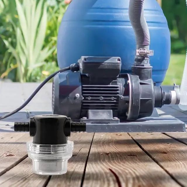 Alt view image 3 of 7 - 3/8 Inch Water Pump Strainer, Inline Water Filter with 50 Mesh Stainless Steel Screen, Transparent Design for RV Sprayer Pressure Washer