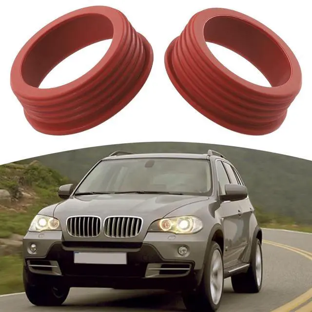 Alt view image 3 of 7 - Engine Air Intake Boot Seal To Turbocharger, 2-Pack Rubber Gasket Compatible With 550I/650i/750i/X5/X6, Replaces 13718646450 13718655216