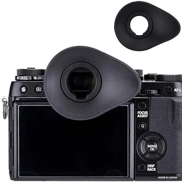 Main image of Oval Shape Eyecup Eyepiece Eyeshade EC-XH W Replacement for Fuji X-T5 X-T4 X-T3 X-T2 XT4 XT3 XH2 GFX100S GFX100 GFX 50S GFX50S II Camera Viewfinder Replace Fuji Eye Cup EF-XTS EF-XTM EF-XTL EC-XHW