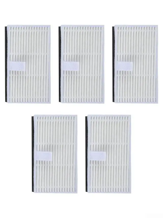 Alt view image 6 of 7 - For Uninell UR3 Robot Vacuum Replacement Filters, 6-Pack Washable HEPA-Style Filter Kit Captures Fine Particles, Easy-Install Maintenance Parts For Home With Pets