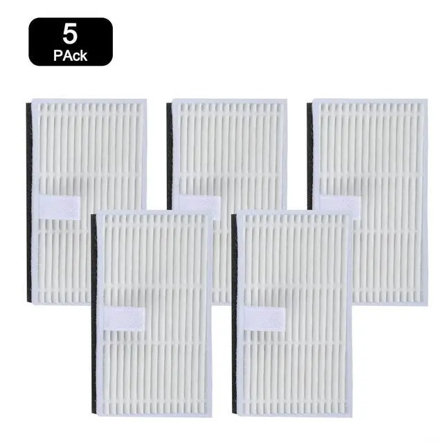 Alt view image 7 of 7 - For Uninell UR3 Robot Vacuum Replacement Filters, 6-Pack Washable HEPA-Style Filter Kit Captures Fine Particles, Easy-Install Maintenance Parts For Home With Pets